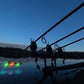 Canna da pesca con luce a LED e campanello buzzer