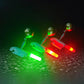 Canna da pesca con luce a LED e campanello buzzer