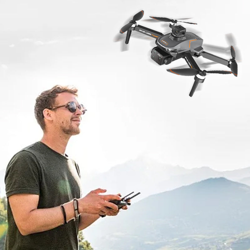 Drone con telecamera HD e GPS con sistema di prevenzione degli ostacoli