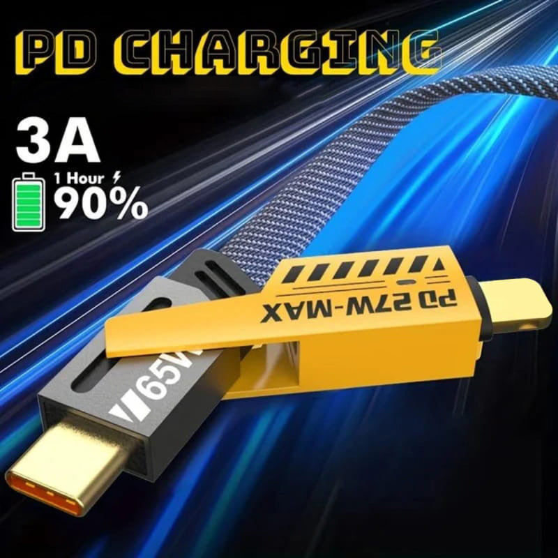⏰Limited Promotion - 50% OFF🔥2025 New 4 in 1 65W Fast Charging Cable