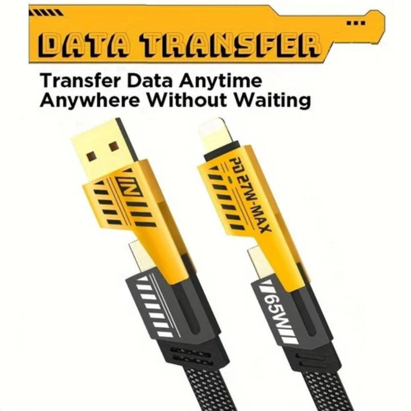 ⏰Limited Promotion - 50% OFF🔥2025 New 4 in 1 65W Fast Charging Cable