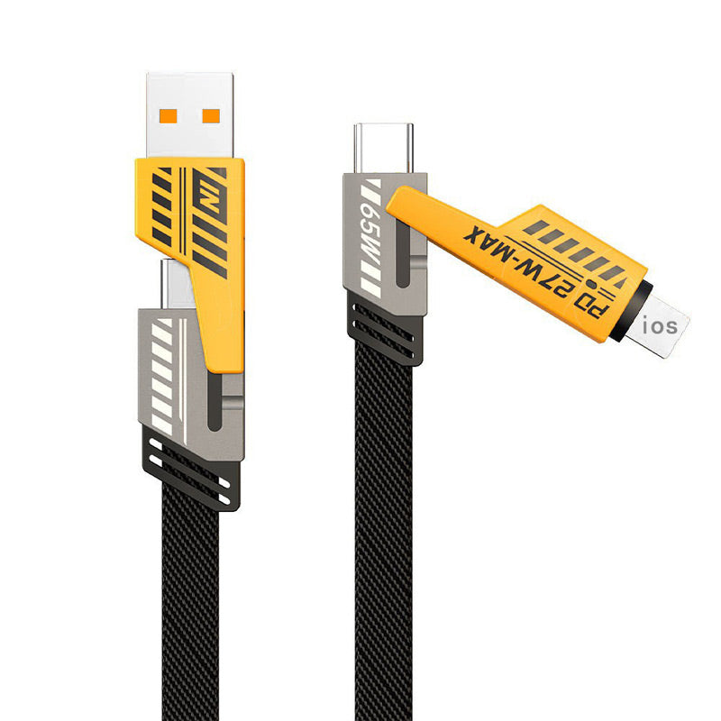 ⏰Limited Promotion - 50% OFF🔥2025 New 4 in 1 65W Fast Charging Cable