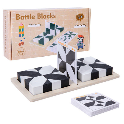 Puzzle nascosto blocchi di costruzione giocattoli puzzle per coltivare l'immaginazione spaziale dei bambini capacità Parent-Child Interactive BoardGame