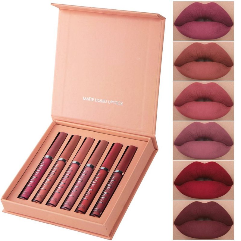 Set de regalo de 12 colores de lápiz labial líquido