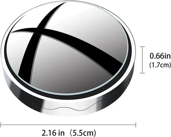 🔥 Specchio convesso dell'angolo cieco dell'auto a coppa aspirante (1 set / 2 pezzi)