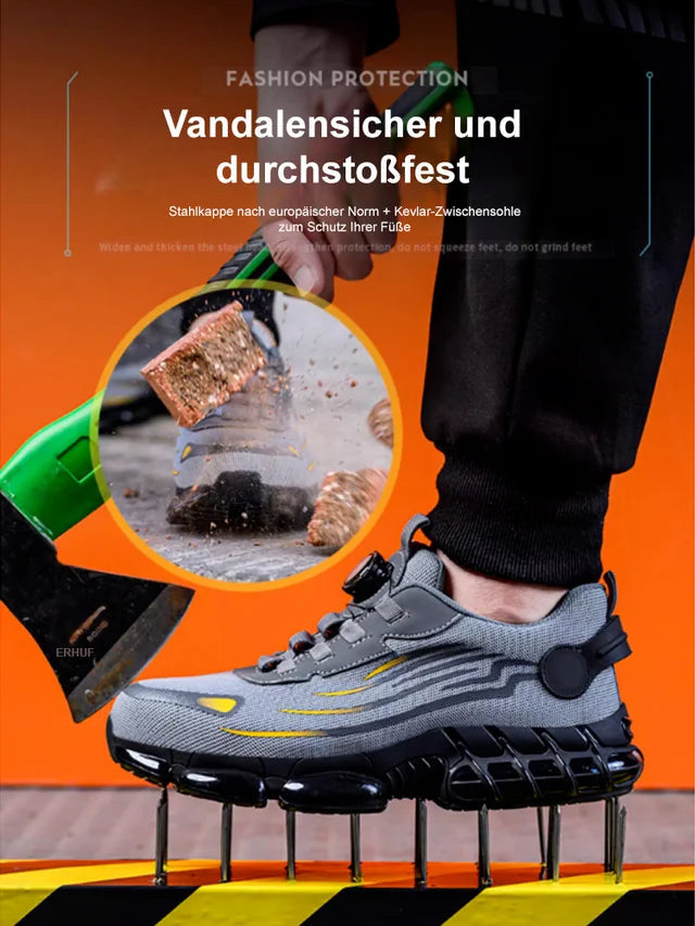 🔥GRANDE SALDO 44% DI SCONTO🔥Scarpe da lavoro antinfortunistiche con bottoni rotanti