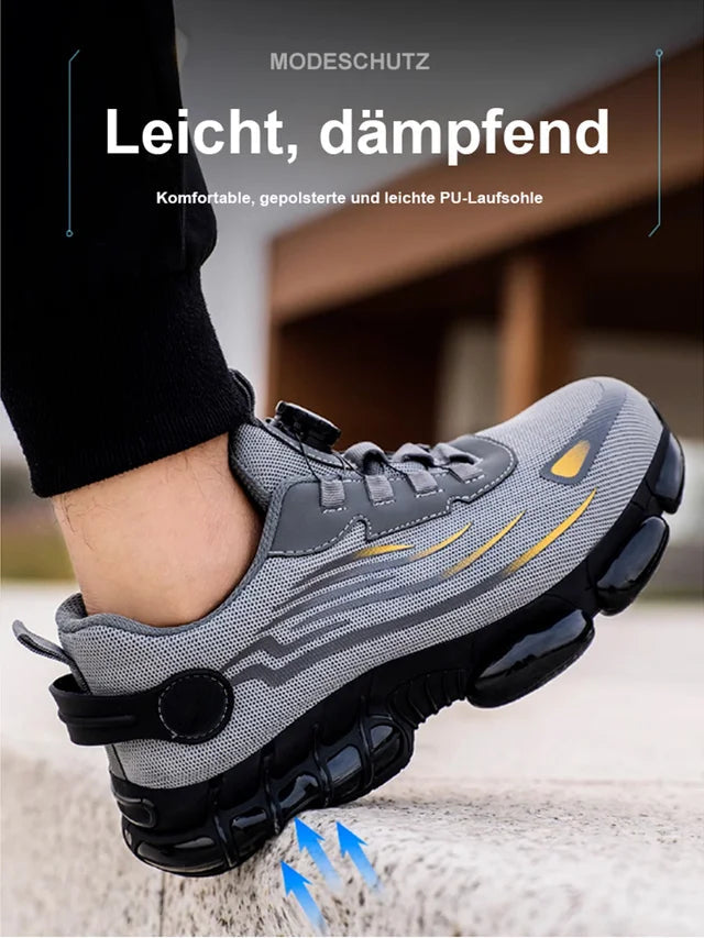 🔥GRANDE SALDO 44% DI SCONTO🔥Scarpe da lavoro antinfortunistiche con bottoni rotanti