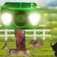 Luci di avvertimento solari repellenti per animali che fanno un forte rumore