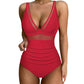 🌷 Incontra l'Estate - Sconto del 50% 🏝️ Costume da bagno con rete a controllo addominale 👙