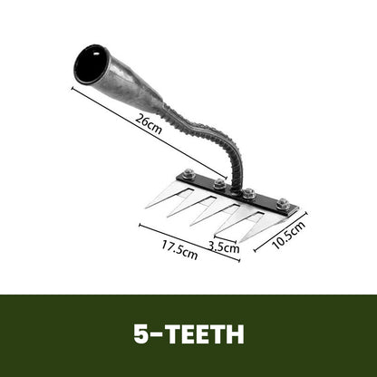 💎 50% DE RÉDUCTION ! 💎 Râteau de Désherbage en Acier au Carbone – 5/6/7/8 Dents, Anti-Rouille & Multi-Usage pour Jardin 🌿🪛