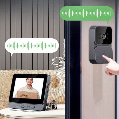 📢📢Système de Sonnette Vidéo HD – Sécurité Domestique 24h/24 avec Vision Nocturne & Interphone🏠👁️