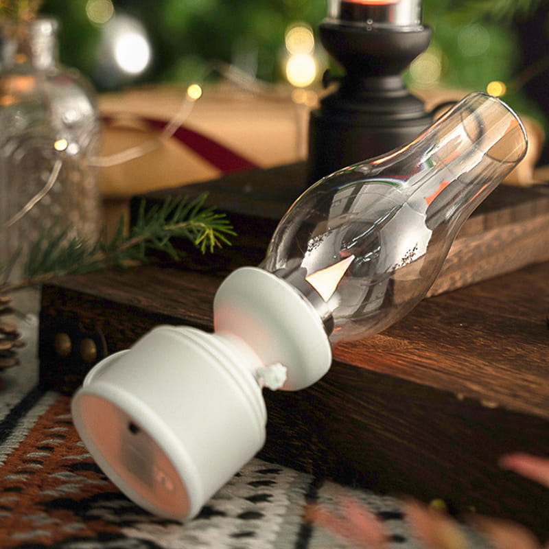 Lampada a Cherosene Vintage LED con Candela Elettronica Oscillante
