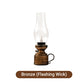 Lampada a Cherosene Vintage LED con Candela Elettronica Oscillante