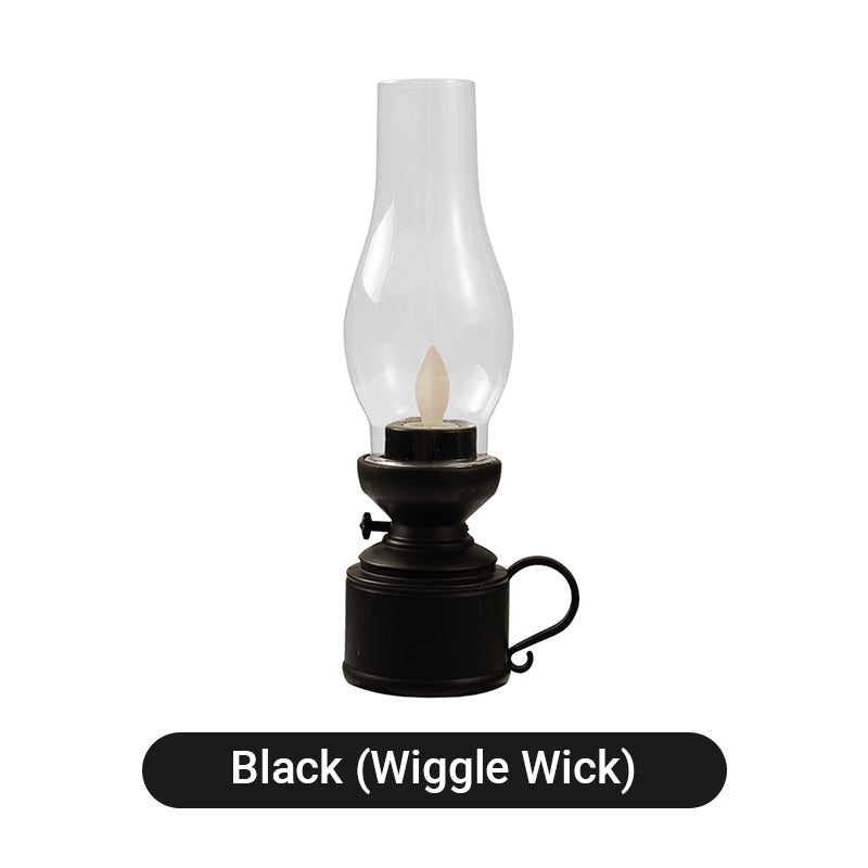 Lampada a Cherosene Vintage LED con Candela Elettronica Oscillante