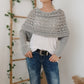 【Bellissimo scialle】💥Poncho Con Scollatura a Maglia per Donna