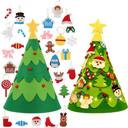 DIY Felt 3D Christmas Tree for Toddlers