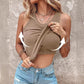 Canotta a Coste da Donna con Reggiseno Incorporato