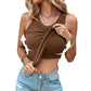 Canotta a Coste da Donna con Reggiseno Incorporato