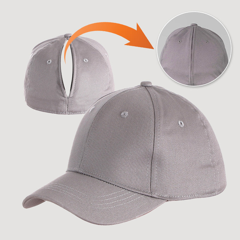 Cappellino da Baseball con Coda di Cavallo e Chiusura Magnetica