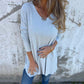 💕Tunica da donna in maglia a maniche lunghe con spacchetti laterali