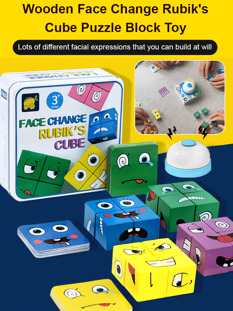🧩 50% SCONTO! 🎭 Puzzle 5D Gioco Cambia-Faccia - Divertimento familiare interattivo, potenzia creatività e capacità logiche 👨‍👩‍👧‍👦✨