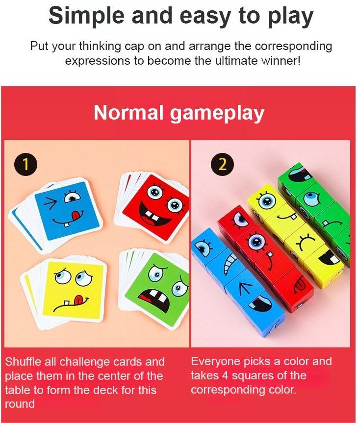 🧩 50% SCONTO! 🎭 Puzzle 5D Gioco Cambia-Faccia - Divertimento familiare interattivo, potenzia creatività e capacità logiche 👨‍👩‍👧‍👦✨