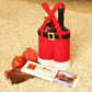 Set di 2 Sacchetti Regalo di Natale per Caramelle/Vino