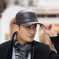 Cappellino da Baseball Caldo con Tetto Piatto in Pelle PU