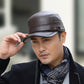 Cappellino da Baseball Caldo con Tetto Piatto in Pelle PU