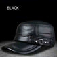 Cappellino da Baseball Caldo con Tetto Piatto in Pelle PU