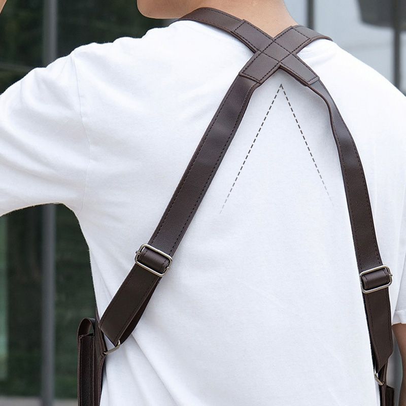 🔥 Bolso táctico antirrobo para hombre - Correas dobles para los hombros, múltiples bolsillos y resistente al agua 🎒🛡️
