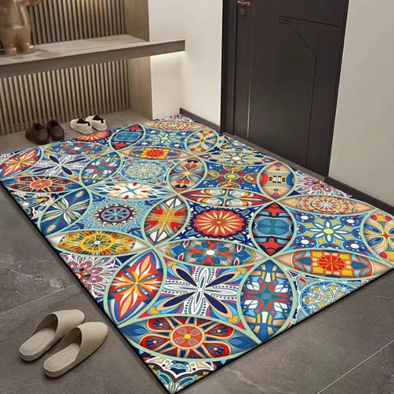 💥Stuoia per porta geometrica bohemien per l'ingresso