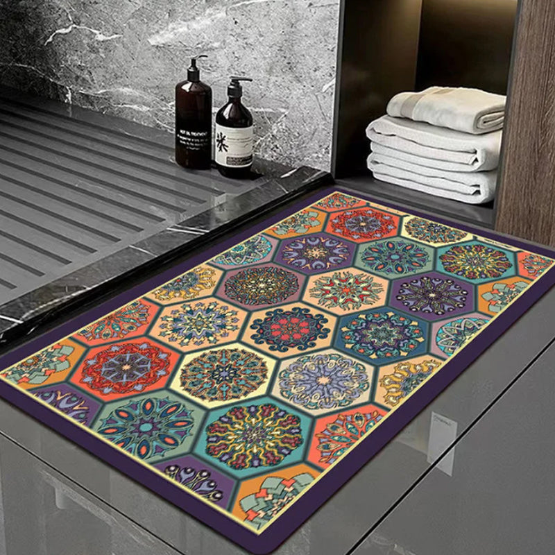 💥Stuoia per porta geometrica bohemien per l'ingresso