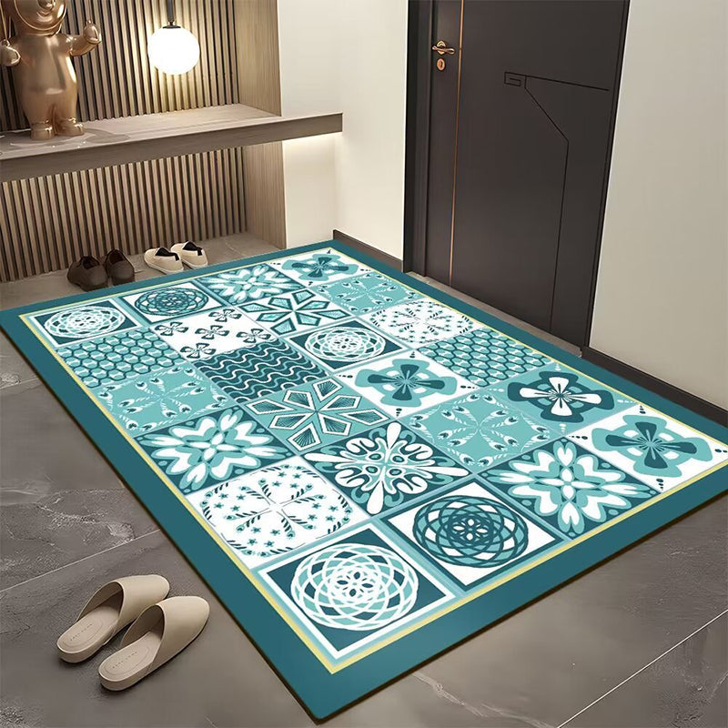💥Stuoia per porta geometrica bohemien per l'ingresso
