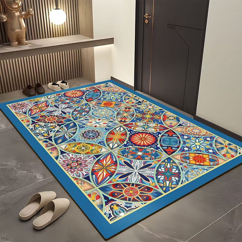 💥Stuoia per porta geometrica bohemien per l'ingresso