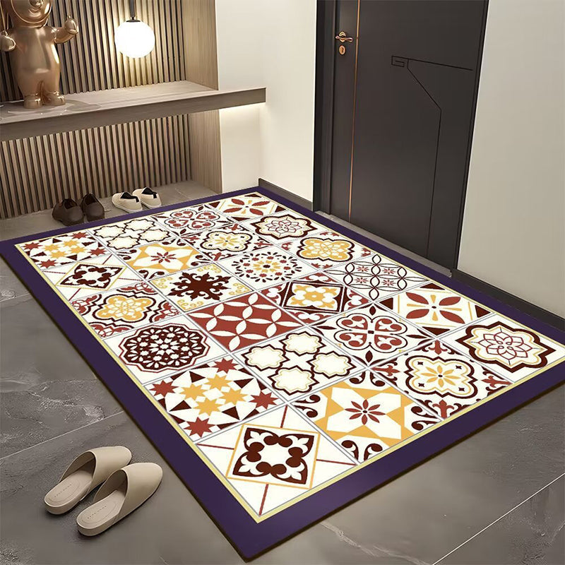 💥Stuoia per porta geometrica bohemien per l'ingresso