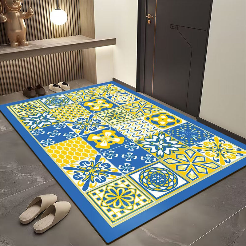 💥Stuoia per porta geometrica bohemien per l'ingresso