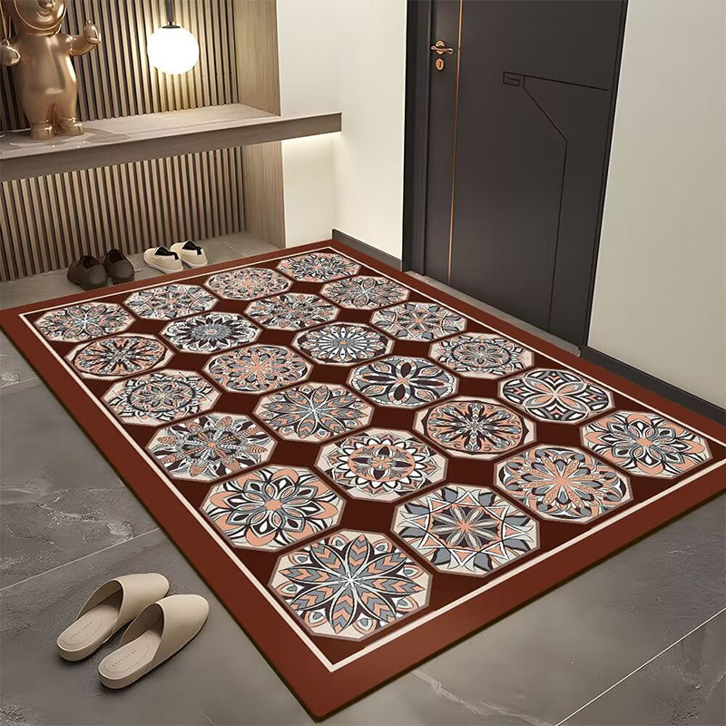 💥Stuoia per porta geometrica bohemien per l'ingresso