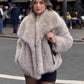 Cappotto Corto Morbido da Donna