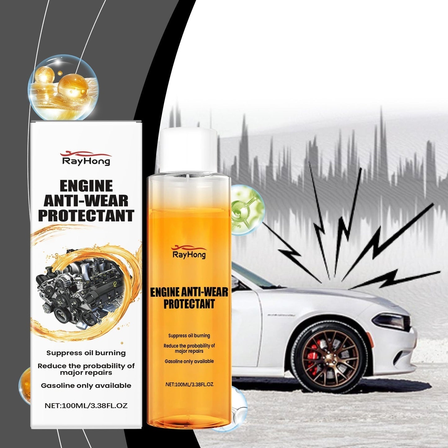 🔥 Protecteur Anti-Usure de Moteur Haute Performance 🛠️ 🚗 Achetez-en 2, 1 OFFERT !
