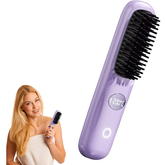 🔥 Vendita calda 🔥 Spazzola per capelli senza fili con display a LE