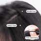 Clip a U a forma di parrucchino di estensione dei capelli per le donne