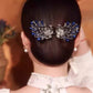 Forcina per Capelli Elegante a Forma di Pavone