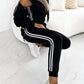 Set Giacca da Baseball e Pantaloni a 3 Pezzi da Donna