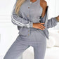 Set Giacca da Baseball e Pantaloni a 3 Pezzi da Donna