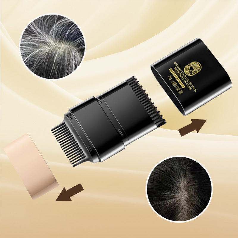 🎉 Acquista 1 e ricevi 1 gratis🎉 Stick colorato istantaneo per capelli con pettine incorporato