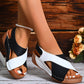 🔥Promozione dell'ultimo giorno 50% di sconto - Sandali ortopedici da donna con tacco inclinato ultra confortevole
