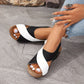 🔥Promozione dell'ultimo giorno 50% di sconto - Sandali ortopedici da donna con tacco inclinato ultra confortevole