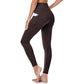 Leggings Sportivi e Modellanti a Vita Alta con Effetto Push-Up, Controllo Addominale e Tasca Laterale