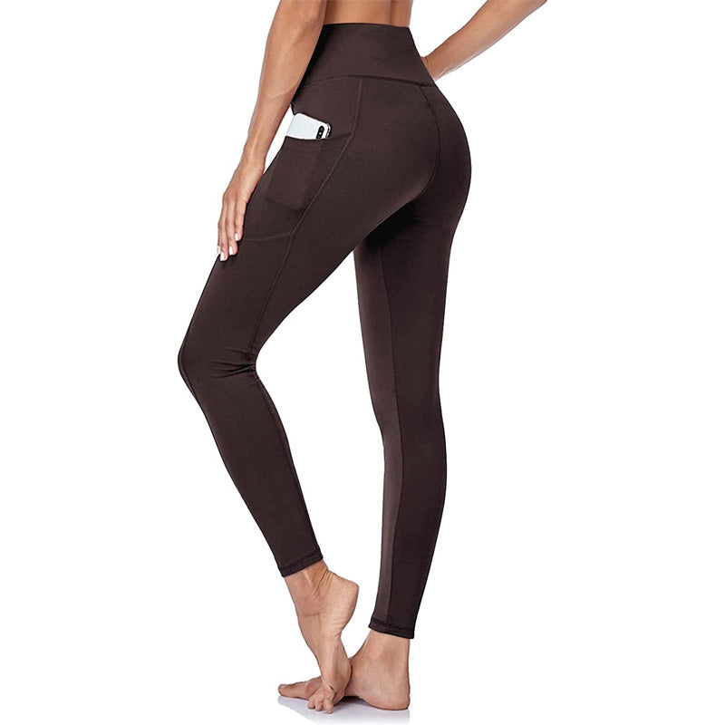 Leggings Sportivi e Modellanti a Vita Alta con Effetto Push-Up, Controllo Addominale e Tasca Laterale
